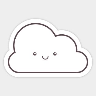 Happy Cloud Sticker